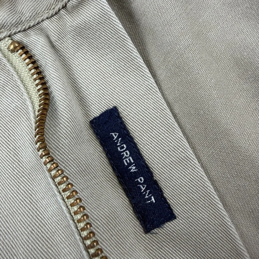 Polo Ralph Lauren Andrew Pants 42x32 Dbl‎ Pleated Chino Classic Fit Baggy Preppy